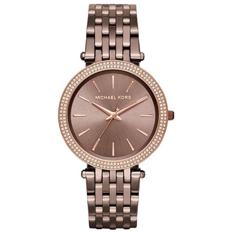 michael kors brown darci watch.